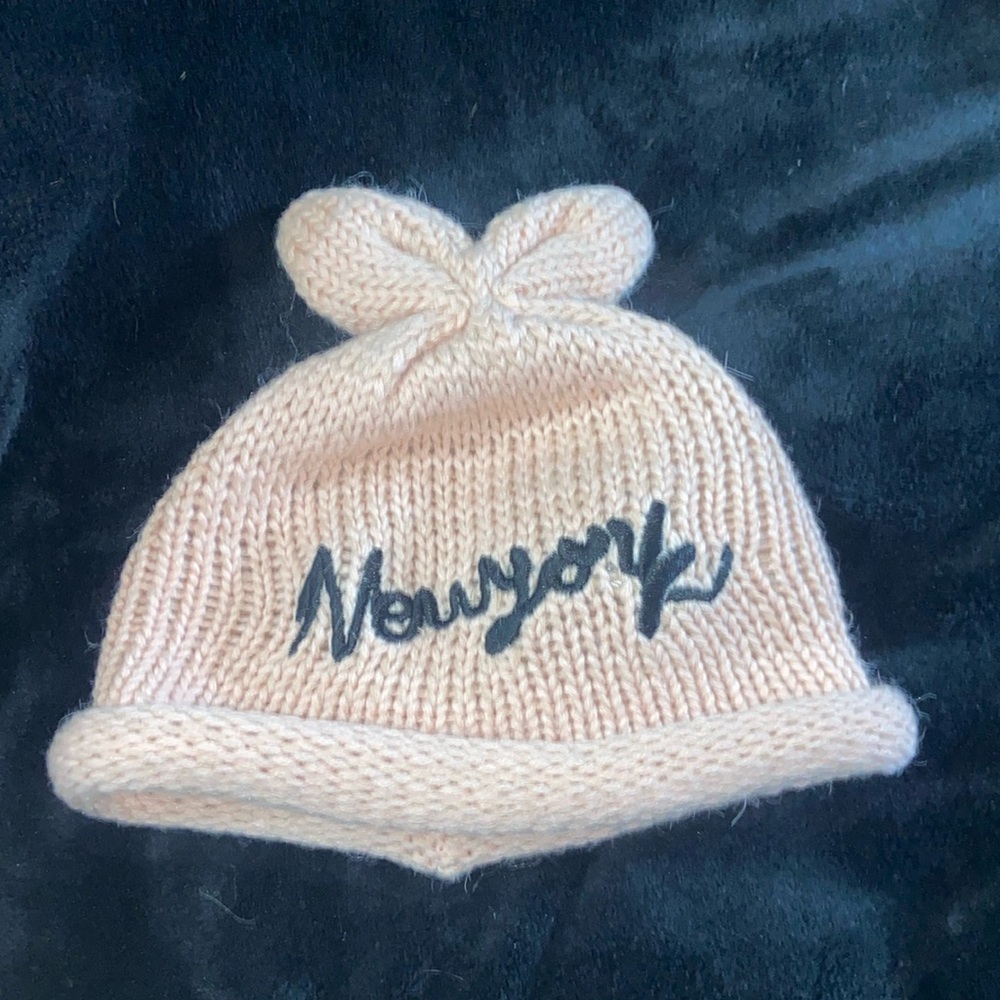 New York baby winter hat